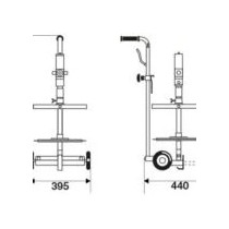 RAASM smarownica pneumatyczna 50–60 kg na wózku 64038 | Arccan Serv